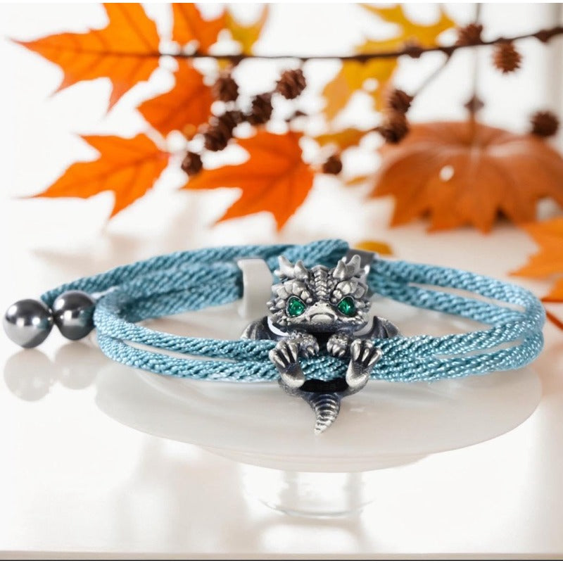 Unique Personalized Baby Dragon Cuff Bracelet