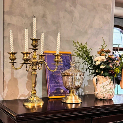 Luxury Gold Candle Holder
