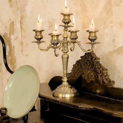 Luxury Gold Candle Holder