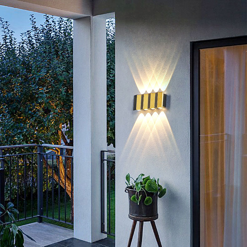 Premium Golden Outdoor LED Wall Lamp