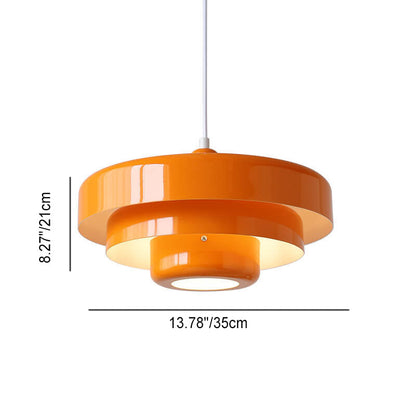 Modern Glass Tiered Pendant Light