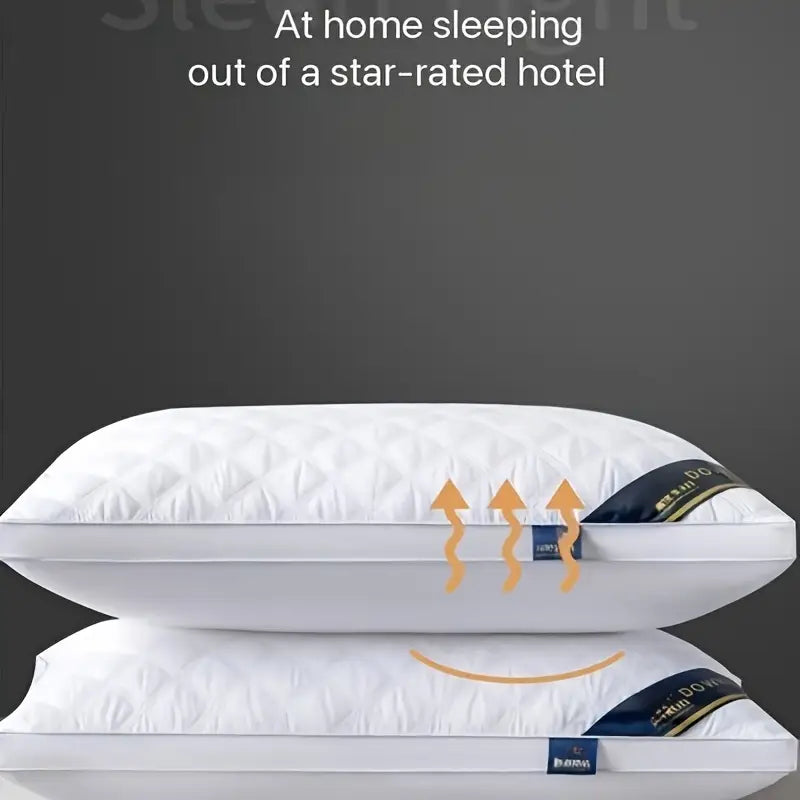 Comfortable Contour Pillows - 2 Pack Soft Support Set