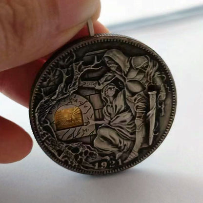 Unique Handcrafted Mechanical Nickel Figurine