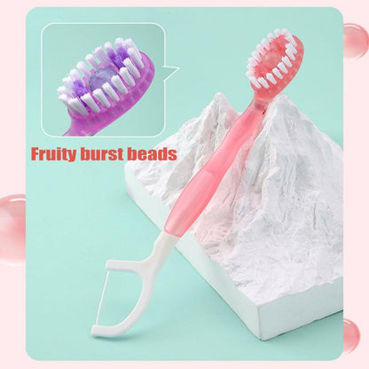 Compact 5-in-1 Travel Toothbrush Set