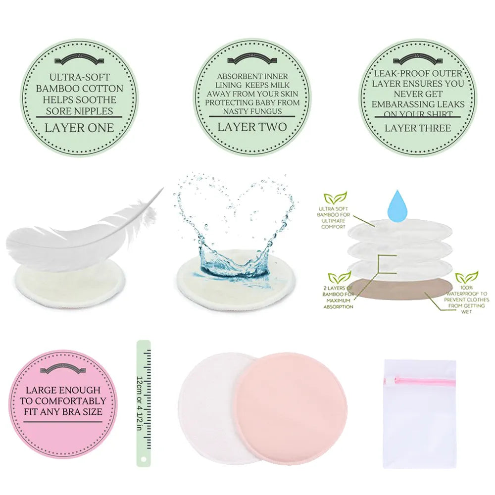 Natural Bamboo Nursing Pads