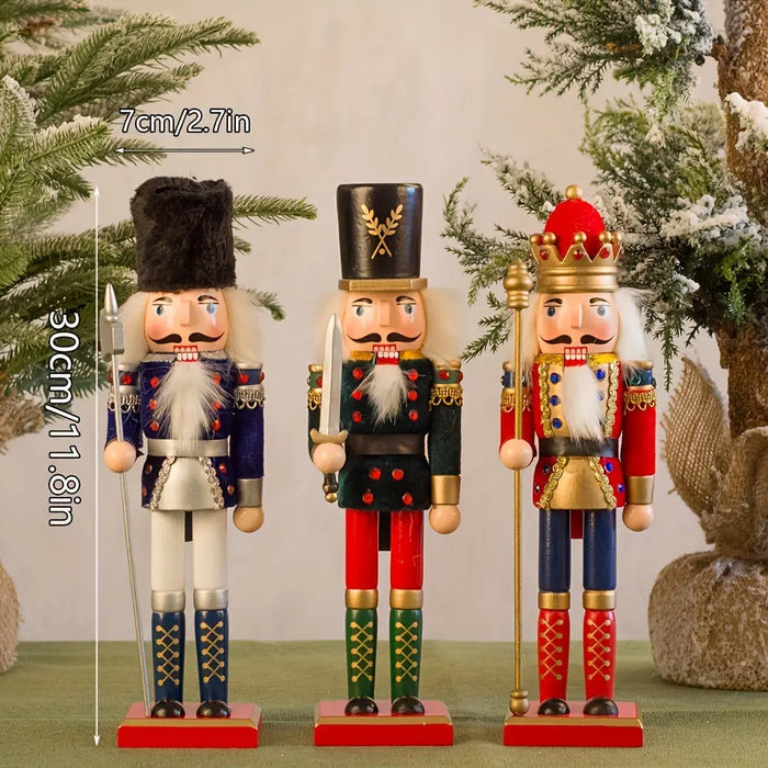 Classic Wooden Christmas Nutcracker Decor