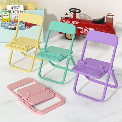 Compact Portable Phone Stand Chair