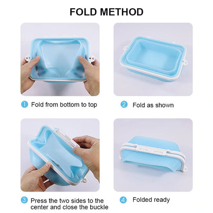 Space Saving Silicone Food Container Box