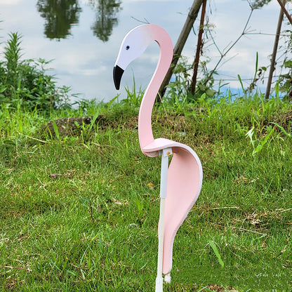 Colorful Pink Outdoor Lawn Ornament