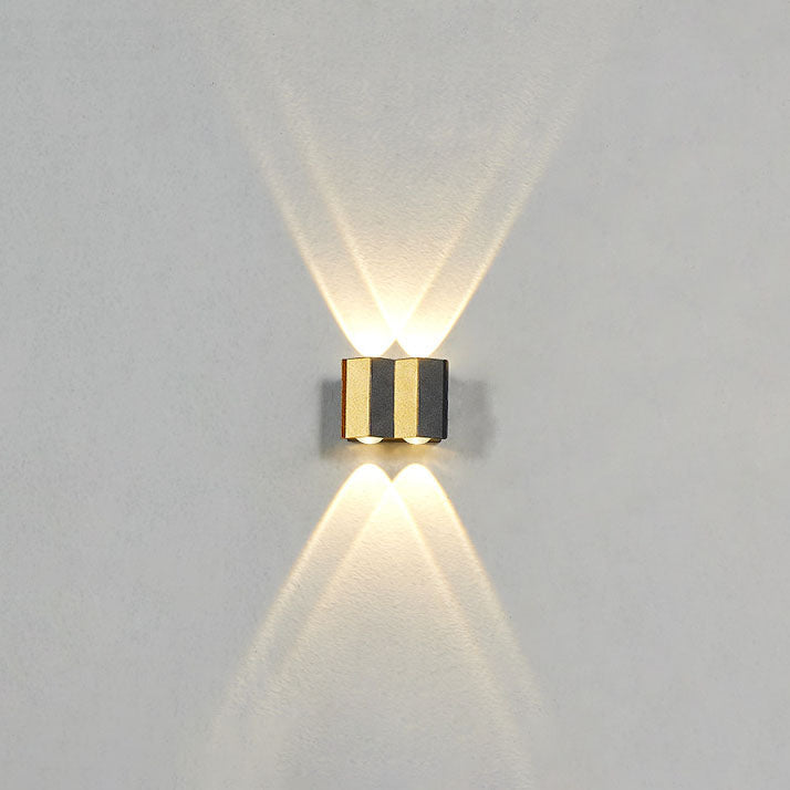Premium Golden Outdoor LED Wall Lamp