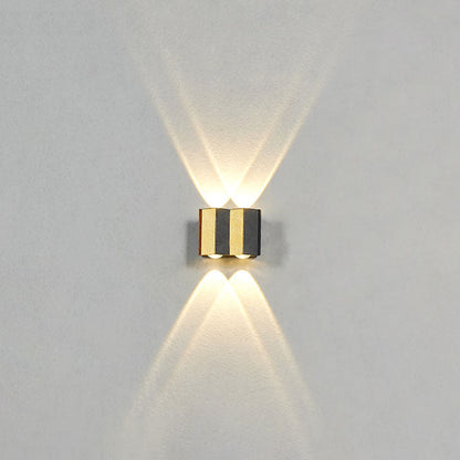 Premium Golden Outdoor LED Wall Lamp