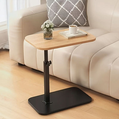 Space Saving End Table - Wooden Metal Frame for Sofa Bed