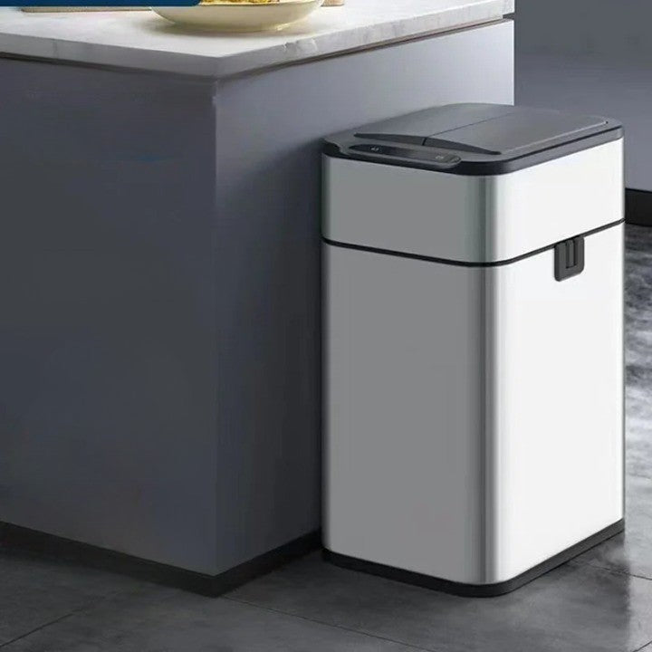 Touchless Stainless Steel Sensor Trash Can