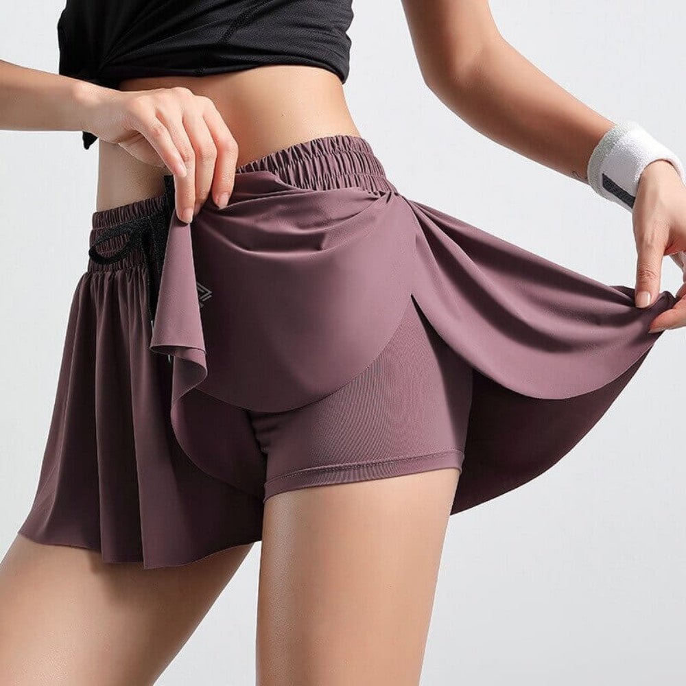Casual Comfortable 2-in-1 Skirt Shorts