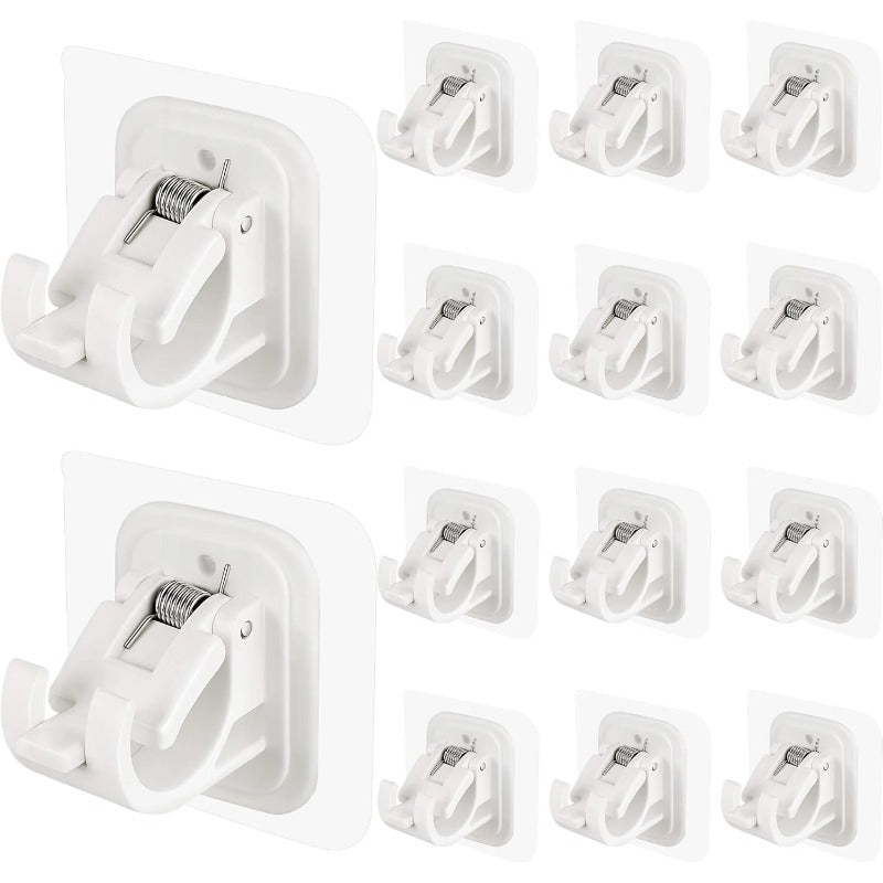 Easy Fit Curtain Rod Brackets - No Drill Required
