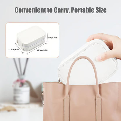 Travel Makeup Case with LED Lighted Mirror