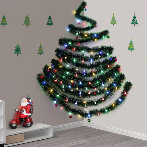 Compact Wall Mount Christmas Tree