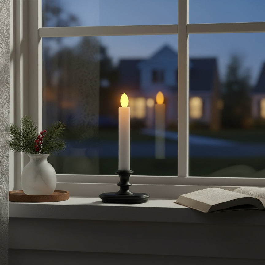 Set of 6 Wireless Sensor LED Window Candles
