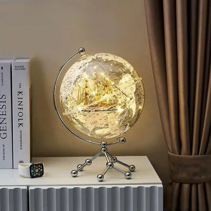 Luxury Globe Map LED Wall Light