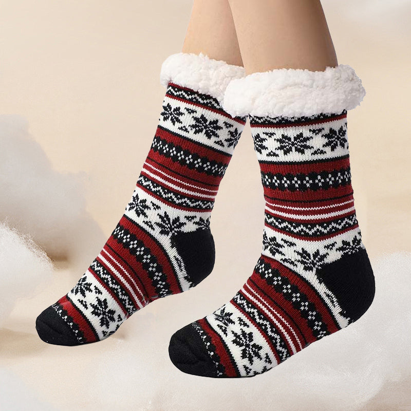 Plush Luxury Cashmere House Socks