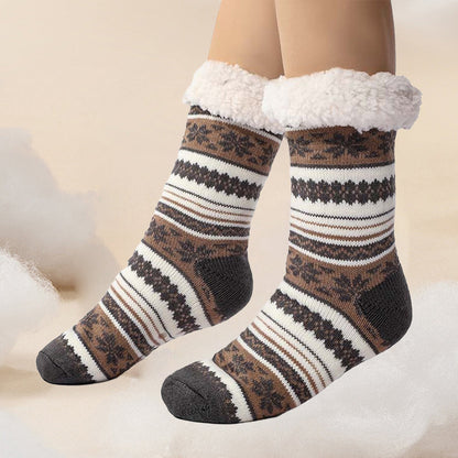 Plush Luxury Cashmere House Socks