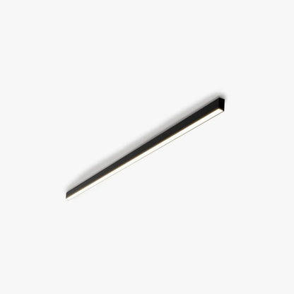 Sleek Black LED Ceiling Light Modern Linear Design
