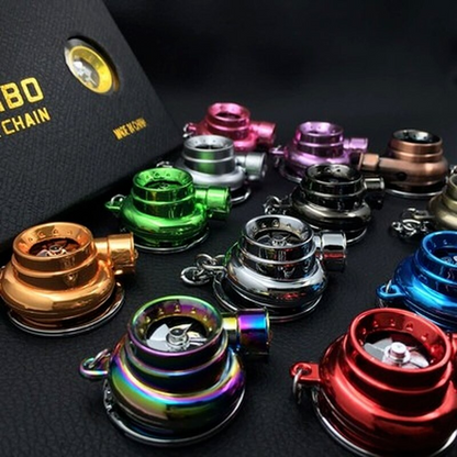 Compact LED Keychain Flashlight Fan - Yeezlab