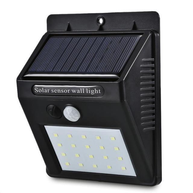 Wireless Solar Powered Motion Sensor Wall Lamp