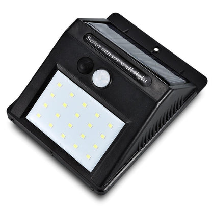 Wireless Solar Powered Motion Sensor Wall Lamp