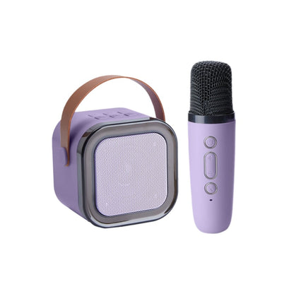 Compact Karaoke System With Bluetooth Mics