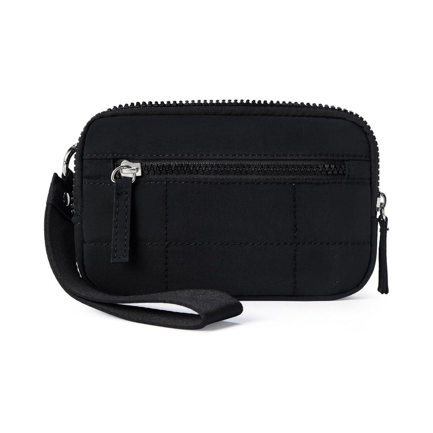 Fashionable Nylon Wristlet Purse with Multiple Pockets