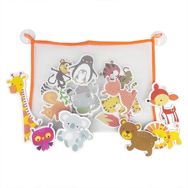 Colorful Animal Bath Toys for Kids Learning Fun