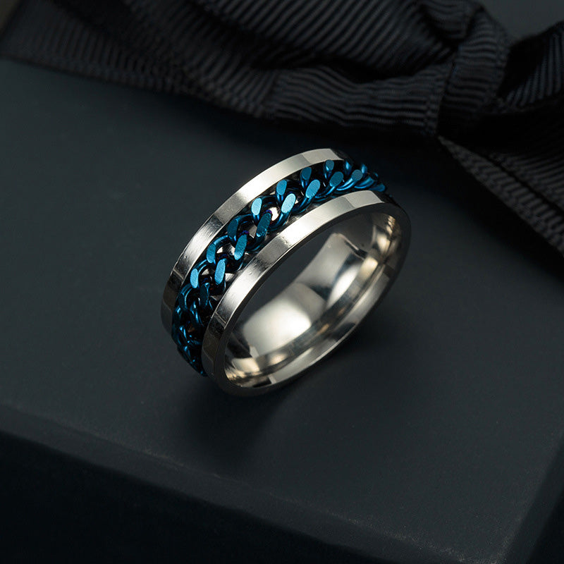 Durable Metal Rotating Chain Necklace