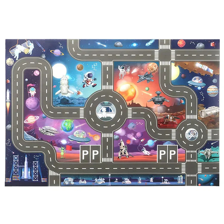 Interactive City Road Playmat for Children