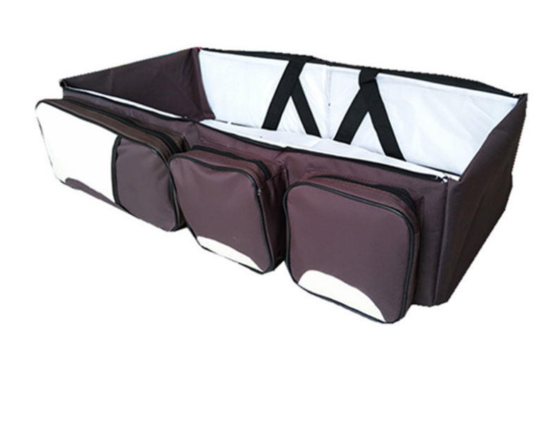 Portable Baby Travel Bed with Storage