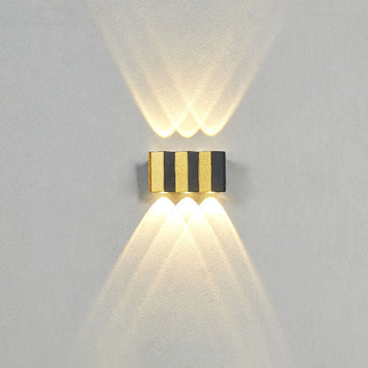 Premium Golden Outdoor LED Wall Lamp