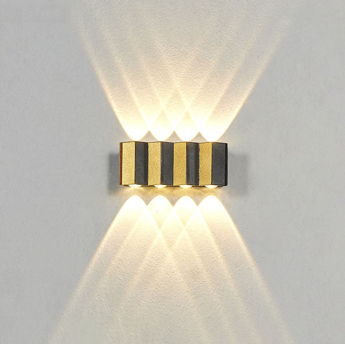 Premium Golden Outdoor LED Wall Lamp