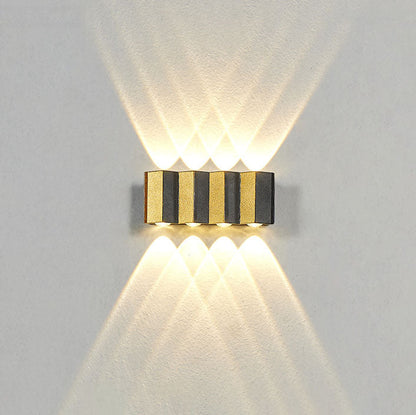 Premium Golden Outdoor LED Wall Lamp