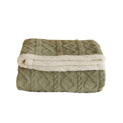 Plush Winter Wool Blanket - Soft & Cozy