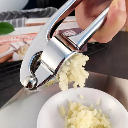Heavy Duty Stainless Steel Garlic Crusher