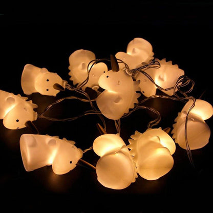 Colorful Unicorn Fairy String Lights
