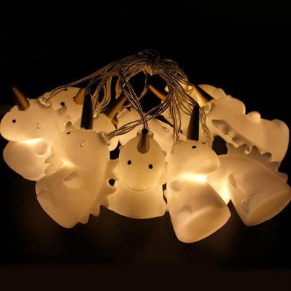 Colorful Unicorn Fairy String Lights