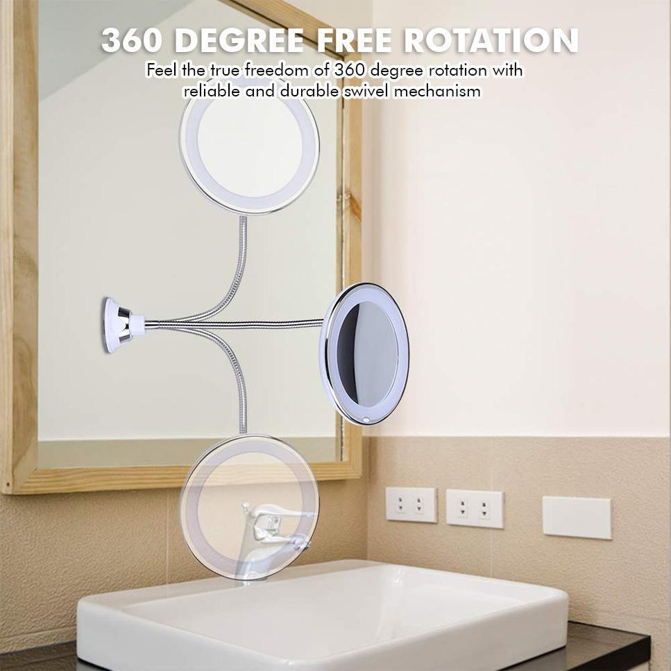 HD LED Magnifying Makeup Mirror