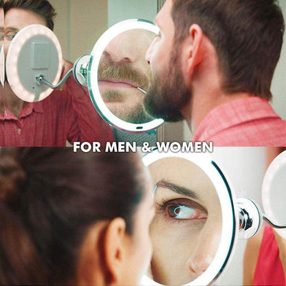 Professional 10x Magnifying LED Vanity Mirror