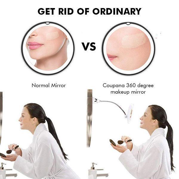 HD LED Magnifying Makeup Mirror