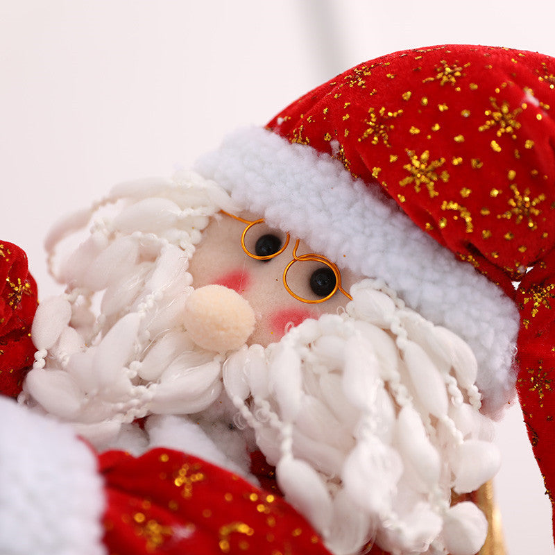 Fun Animated Santa Christmas Tree Ornament