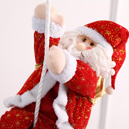 Fun Animated Santa Christmas Tree Ornament