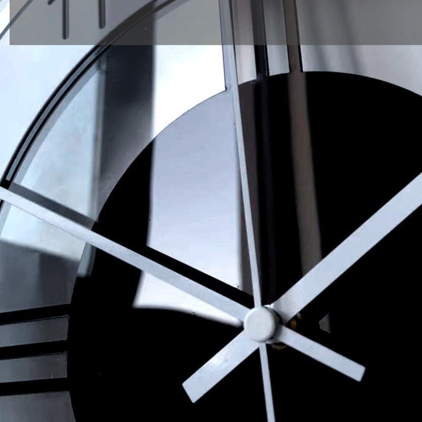 Slim Quiet Wall Clock in Acrylic - Contemporary Design