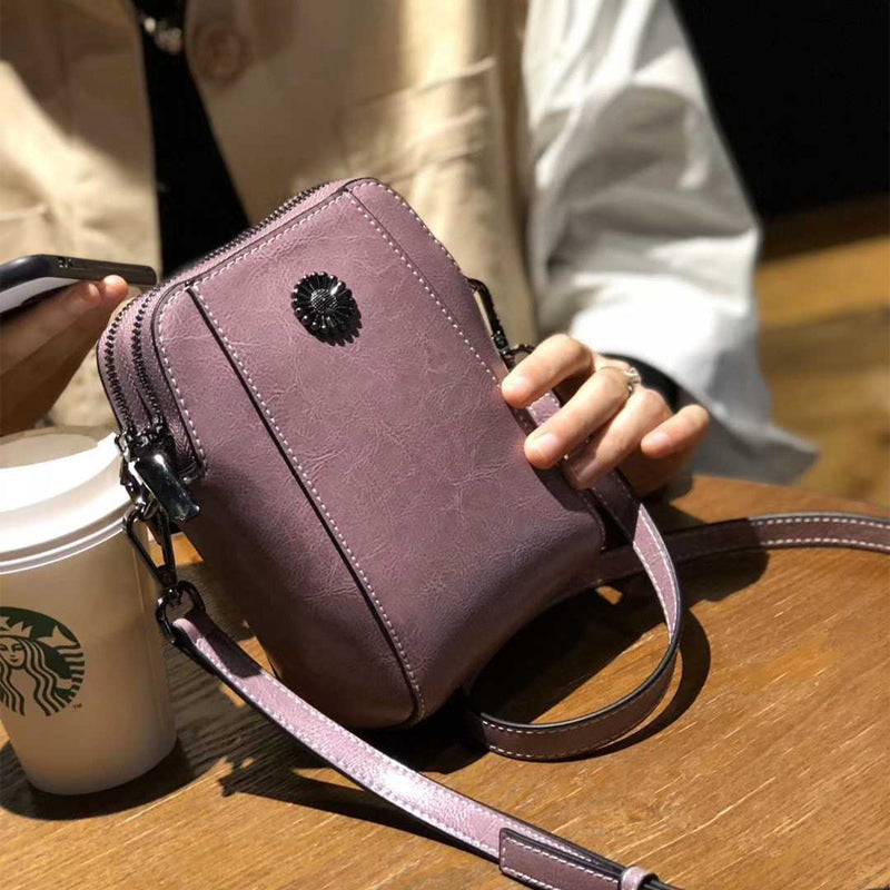 Luxury Ladies Genuine Leather Phone Purse