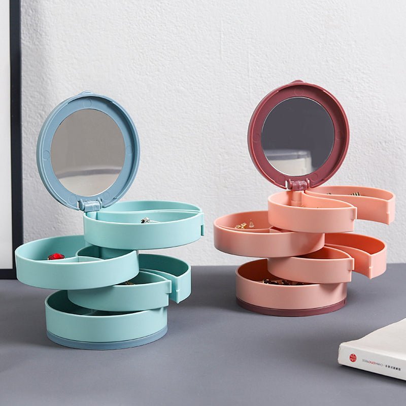 Luxury Rotating Jewelry Storage Case